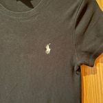 Ralph Lauren  Black Form Fitted 100% cotton Tee Shirt with Logo size M GUC Photo 1