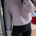 Cotton Candy LA Lavender Turtle Neck Sweater  Photo 1