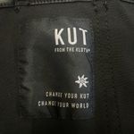 Kut From The Kloth Black Coated Reese Ankle Straight Pants Photo 3