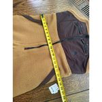 Free People FP Movement Hit the Slopes Fleece Overalls Camel Combo Sz Medium NWT Photo 6