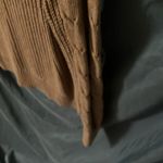 Banana Republic : Carmel Colored Cotton Blend Cable Knit Sweater- side slits- SP Photo 11