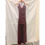 White Fox Boutique White Fox Sweet Skies Maxi Dress Burgundy Small Ruched Gala Valentine New Year Photo 4