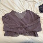 Urban Outfitters Casual Off-Shoulder Cropped Sweatshirt Photo 1