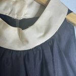 milly of New York 0 Silk Retro Mock‎ Neck Pink Dress CP Black Photo 3