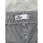 Hollister EUC  Blue Pinstripe Casual Pant Stretch Waist Size Small Photo 3