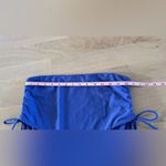 Calia Ruched Side Tie High Rise Swim Bottoms purple size large NWOT Photo 2