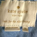 Kate Spade Dip Dye Denim Dress in Broome Street Indigo Size 0 Ruffles Western Photo 3