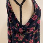 Erika Vintage Studios Crushed Velvet Jumper Size Small Floral Photo 7