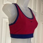 Nike  Vintage 1990s Blue and Red Racerback Sports Bra Medium 8-10 Photo 6