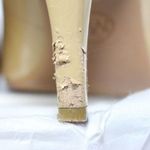 Michael Kors  Size 10 M Khaki MK Flex Leather Women Mid Pumps Photo 3