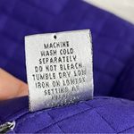 Chico's  3 Vest Woman US purple Full Zip Pockets Lightweight Quilted FLAWED Photo 2