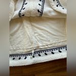 Anthropologie Dolan Left Coast Tulley Embroidered Textured Mini Skirt Size L Black Size L Photo 9