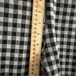 ZARA Women’s Pants Leggings Gingham Black White Size L Photo 5