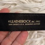 INC Vintage LeatherRock  1992 San Diego USA Genuine Leather Belt size S/M Photo 3