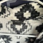 Eddie Bauer  Black and White Aztec Quarter Zip Photo 1