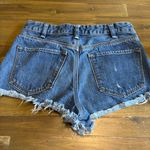 Free People Logan High Rise Cut Off Jean Shorts Distressed Button Fly Booty 26 Photo 5