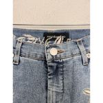 VTG RoccoBarocco Jeans Women’s Size 27 Floral Fish Embroidered Straight Leg Blue Photo 9