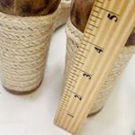 L'Agence L’AGENCE Elysee Cheetah Print Suede Espadrille Wedge Sandals Size EU 39 US 9 Photo 8