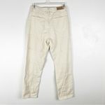 PacSun  Pacific Sunwear Fray Panel Details High Rise Cream Dad Jeans, Size 28 Photo 1
