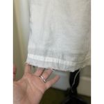 Uma and Leopold 100% Linen White Open Back Midi Dress Size Small Bachelorette Photo 5