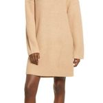 WAYF Culver Turtleneck Long Sleeve Sweater Dress in Camel Size XS NWT Photo 11