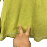 Sundance  Thermal Tee Long Sleeve Shirt Waffle Knit Button Sleeve Velvet Trim PL Photo 3