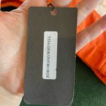 Gigo Active Brazil halter sports bra in orange white and yellow size S small NWT Photo 13