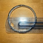 Sterling Silver Sarda Artisan  Cut Out Filigree Scroll Hinged Bangle Photo 14