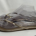 Tkees  Highlighters Minimalistic Glitters Gold Flip Flops Women’s Size 8 Photo 0