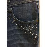 Southpole Juniors  Boot Cut Medium Wash Flap Pocket Jeans with Rhinestone Bling 7 Photo 4