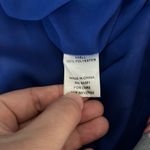 Jade Ruffle Floral Sleeveless Blouse Size XS Blue Photo 7