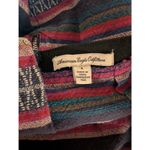 American Eagle  Outfitters Mini Skirt Womens 4 Multicolor Geometric Pattern Zip Photo 2