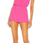 superdown  emma halter romper in hot pink NWT Photo 0