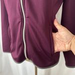 Gander Mtn. Full Zip Jacket Athletic Lightweight Purple Gray Trim Women Small Photo 2