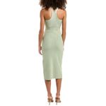 Revolve NWT Green Knit Sleeveless Bodycon Sweater Midi Dress Photo 7
