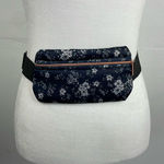 Tagalong Belt Fanny Pack Small Floral Navy Blue Blue Photo 0