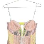 For Love & Lemons NWT Blossoms Maxi Dress Size Medium in soft pink and yellow Photo 3