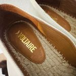 Zadig & Voltaire Canvas Espadrille Slip on Flat, Cream/Black, Size 11, NWOT Photo 2
