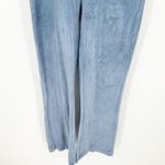 Iets Frans UO Womens Loungewear Kenny Plunge Neck Hooded Velour Jumpsuit XS Blue Photo 7