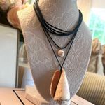 Free People NWT Carolina Shell Layered Necklace Photo 5