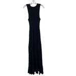 Cynthia Rowley Cable Knit Crochet Sleeveless Cotton Maxi Dress Sz XL Witchy Goth Photo 7