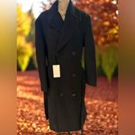 ZARA NWT  DOUBLE-BREASTED WOOL COAT WITH BELT sz MEDIUM Photo 13