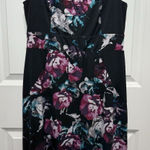 Soma Black‎ Floral Dress  Small Sleeveless Blue Pink Work Office White S Photo 0