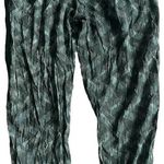 Anthropologie HEI HEI Size S Pants Byrd teal patterned pull on  elastic waist Photo 3