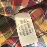 Ralph Lauren Polo  Cropped Plaid Cotton Tie Front Top Photo 9