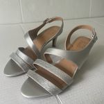Naturalizer  Women's Taimi Dress Sandal, Silver Glitter, Sz 9.5W = Photo 0