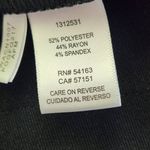 DKNY Black Pull-on Stretch Pants Size XL Gray and Black Diamond Ankle Pants Photo 6