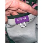 Unique Vintage GB Fit and Flare Dress XS Floral Green Pink Flower Power Photo 4