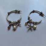 Brighton  Starfish Hoop Earrings with Pearl Accent and‎ Beads Dangle Photo 2
