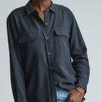 Everlane  The Washable Silk Relaxed Shirt Button Down Black Blouse NWT Size‎ 0 Photo 0